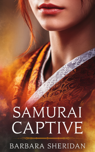 Cropped portrait of a British woman in a kimono